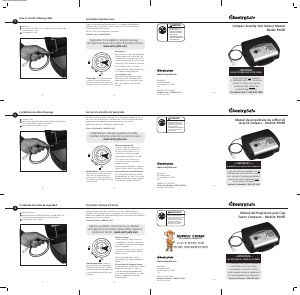 Manual de uso SentrySafe P008E Caja fuerte