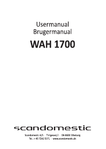 Handleiding Scandomestic WAH 1700 Wasmachine