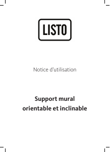 Mode d’emploi Listo 15 A 26 Support mural