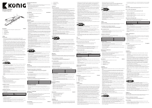 Handleiding König KN-HC60 Stijltang