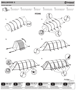 Mode d’emploi Outwell Mallwood 5 Tente