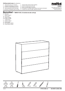 Hướng dẫn sử dụng Nolte Concept ME (106x42x160) Tủ ngăn kéo