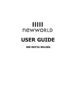 Manual New World NWREF50 Refrigerator