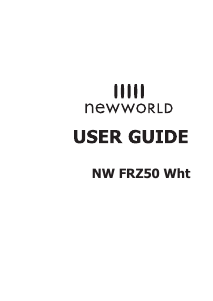 Handleiding New World NWFRZ50 Vriezer