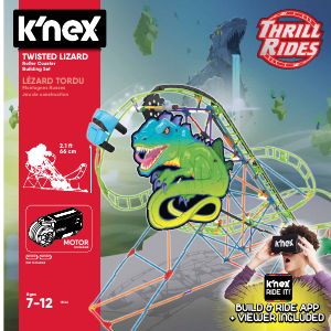 Käyttöohje K'nex set 15146 Thrill Rides Twisted lizard