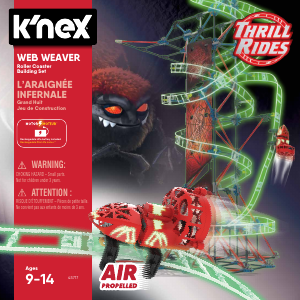 Brugsanvisning K'nex set 45717 Thrill Rides Web weaver