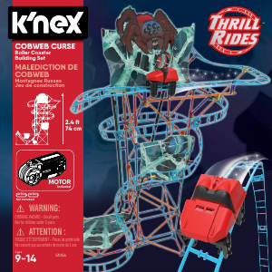 Manuál K'nex set 51056 Thrill Rides Cobweb curse