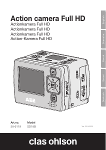 Käyttöohje AEE SD18B Action-kamera