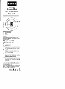 Handleiding Gamma 222381 Schakelklok