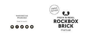 Manual de uso Fresh'n Rebel Rockbox Brick Altavoz