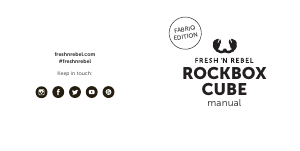 Manual Fresh'n Rebel Rockbox Cube Speaker