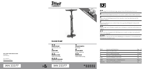 Handleiding Crivit IAN 22377 Fietspomp