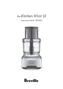 Bruksanvisning Breville BFP660 Kitchen Wizz 11 Matberedare