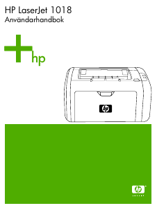 Bruksanvisning HP LaserJet 1018 Skrivare