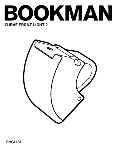 Manual Bookman Curve 2 (front) Bicycle Light