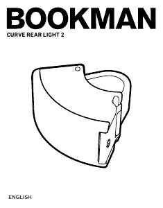 Manual Bookman Curve 2 (rear) Bicycle Light