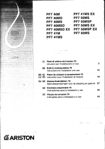 Handleiding Ariston PF7 50MS EX Kookplaat