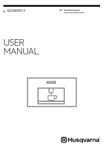 Bruksanvisning Husqvarna QCA6055X Kaffebryggare