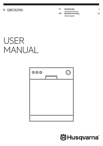 Käyttöohje Husqvarna QBC6256I Astianpesukone