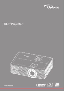 Manual Optoma UHD52ALV Projector