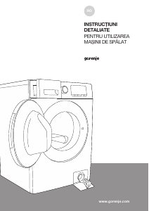Manual Gorenje WHE62S3 Mașină de spălat