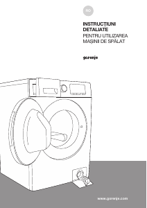 Manual Gorenje WHE74S3 Mașină de spălat