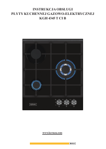 Handleiding Kernau KGH 4345 T CI B Kookplaat