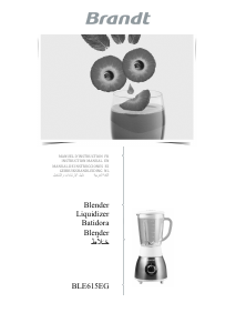 Mode d’emploi Brandt BLE615EG Blender