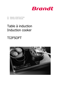 Mode d’emploi Brandt TI2FSOFT Table de cuisson