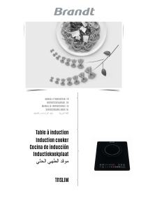 Mode d’emploi Brandt TI1SLIM Table de cuisson