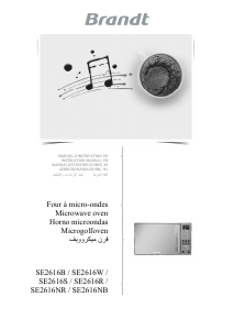 Manual de uso Brandt SE2616W Microondas