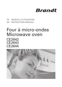 Mode d’emploi Brandt CE2642W Micro-onde