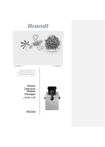 Manual de uso Brandt FRI2000R Freidora