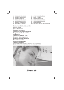 Manuale Brandt AD1578X Cappa da cucina