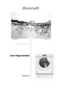 Mode d’emploi Brandt BWW8514I Lave-linge séchant
