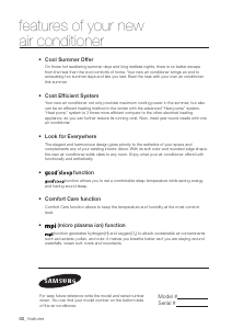 Handleiding Samsung AQV09EWCN Airconditioner