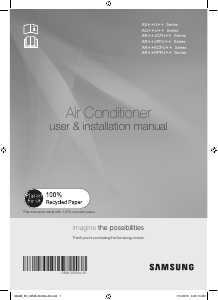 Manual Samsung AQ25UGP Air Conditioner