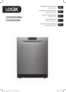 Bruksanvisning Logik LDW60W18N Diskmaskin