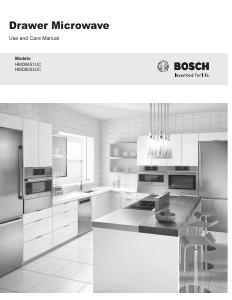 Manual Bosch HMD8053UC Microwave