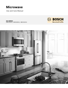 Manual de uso Bosch HMV3053U Microondas