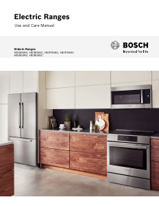 Mode d’emploi Bosch HEI8046U Cuisinière