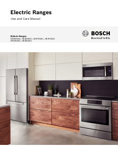Mode d’emploi Bosch HEI8056U Cuisinière