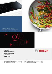 Mode d’emploi Bosch PKC801DP1C Table de cuisson