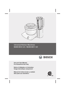 Manual de uso Bosch MUM6N10UC Robot de cocina