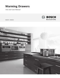 Mode d’emploi Bosch HWD5051UC Tiroir chauffant