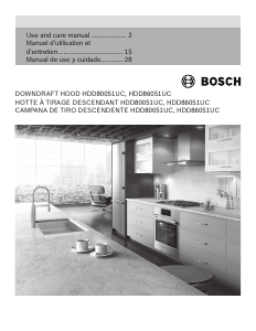 Handleiding Bosch HDD80051UC Afzuigkap