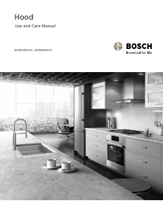 Mode d’emploi Bosch HUI50351UC Hotte aspirante