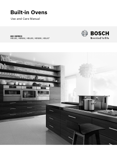 Manual Bosch HBL8651UC Oven