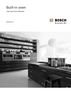 Manual Bosch HBE5452UC Oven