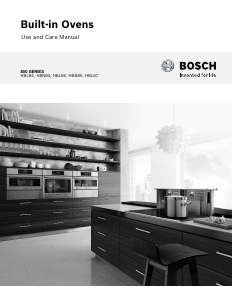 Manual Bosch HBN8651UC Oven